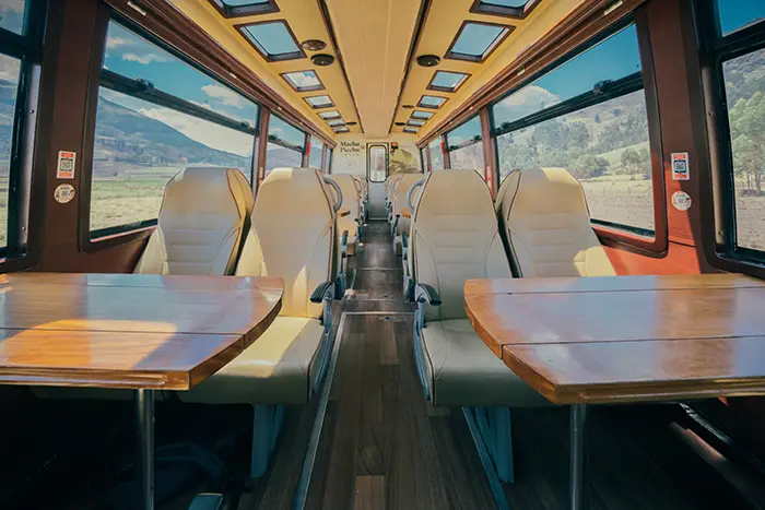 IncaRail Voyager Train Interior